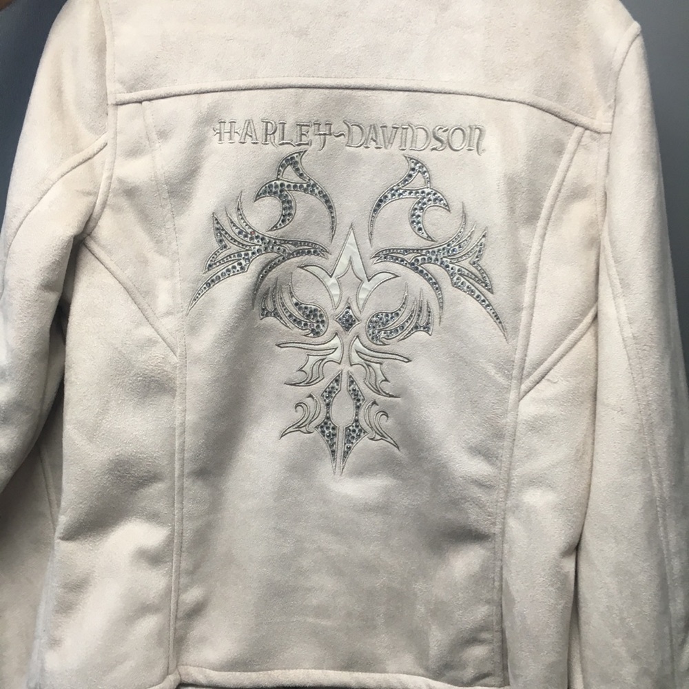 Harley Davidson Leather Suede Jacket - Picture 1 of 8